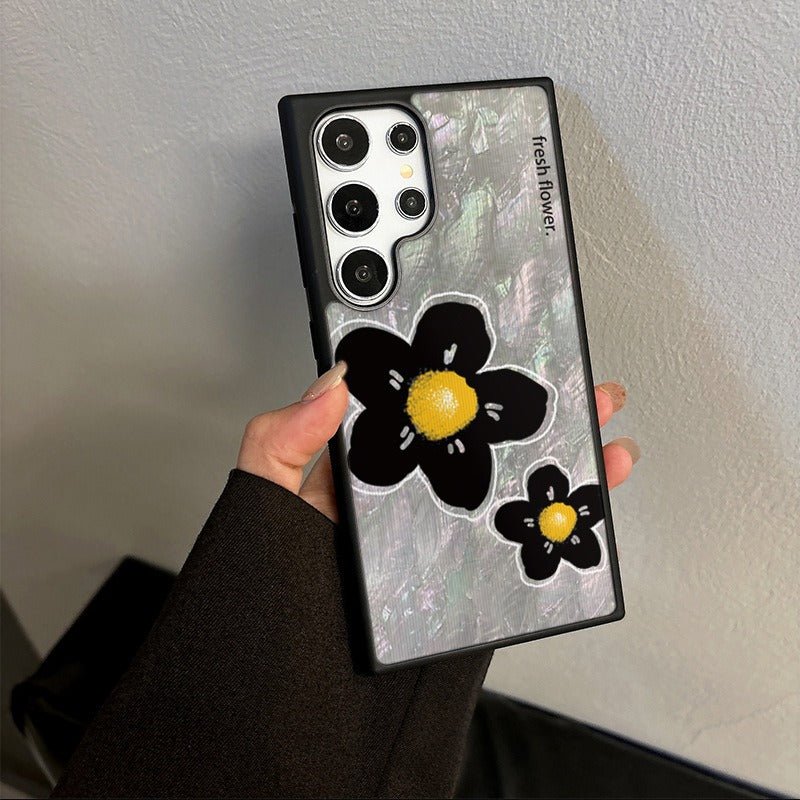 Creative Fantasy Big Flower Phone Case For Samsung