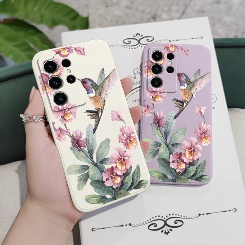 Bird Silicone Phone Case For Samsung