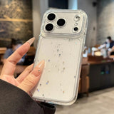 Bling Glitter Star Transparent Phone Case For iPhone