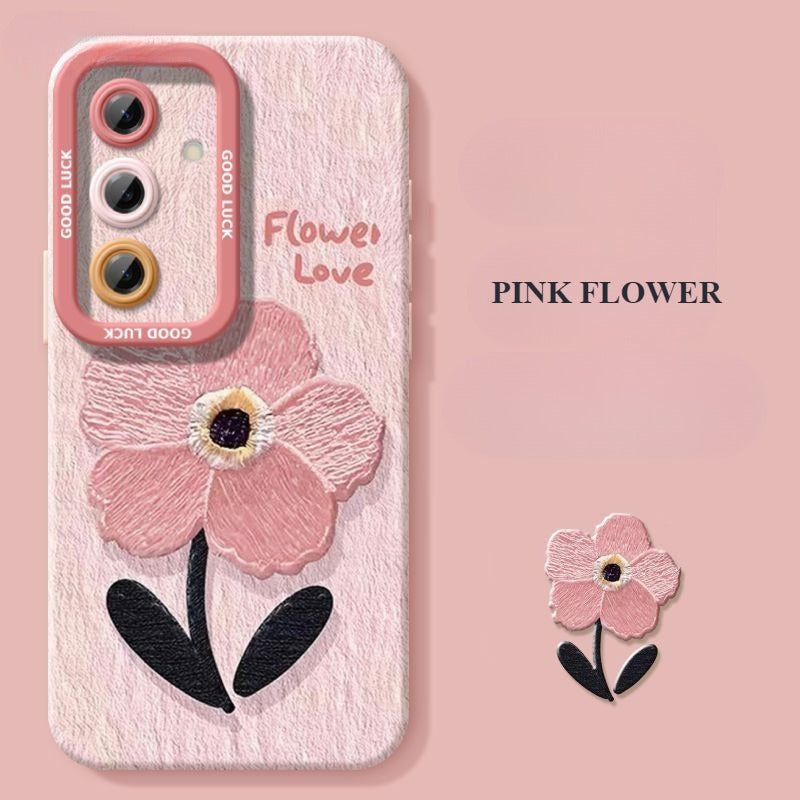 Flower Silicone Phone Case For Samsung
