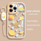 NEW Cream Phone Case For iPhone