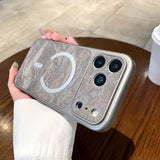 Large Window Magnetic Phone Case For iPhone