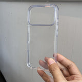 Transparent Rounded Frame Phone Case For iPhone