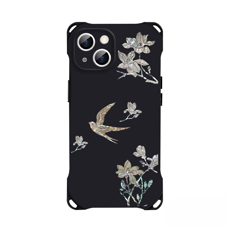 Bird Flower Phone Case For iPhone