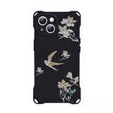 Bird Flower Phone Case For iPhone