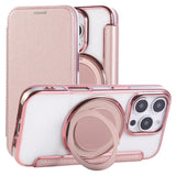 Flip Leather Wallet Rotating Fold Stand Magnetic Phone Case For iPhone