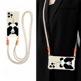 Panda Lanyard Phone Case For iPhone