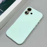Liquid Silicone Lens Film Phone Case For iPhone