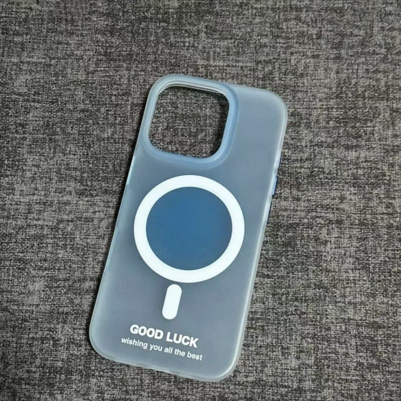 Simple Bright Color Magnetic Phone Case For iPhone