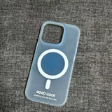 Simple Bright Color Magnetic Phone Case For iPhone