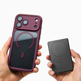 Solid Color Frame Airbag Shockproof Phone Case For iPhone