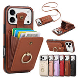 Lanyard Card Holder Phone Case For iPhone