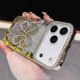 Gradient Color Glitter Diamonds Case For iPhone