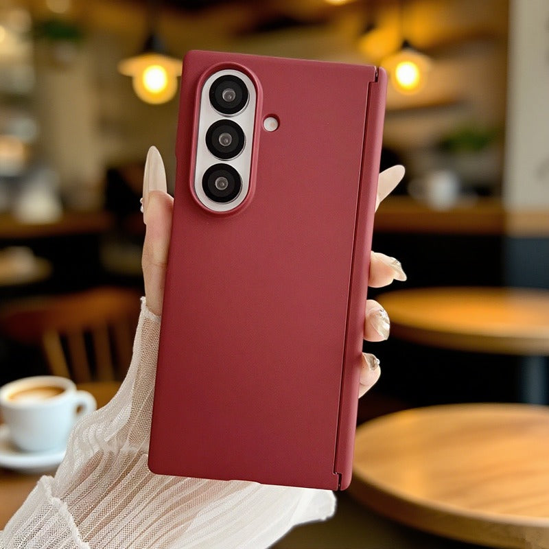 Solid Color Frosted Magnetic Phone Case For Samsung Z FOLD 7 6 5 4