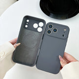 Liquid Silicone Magnetic Phone Case For iPhone