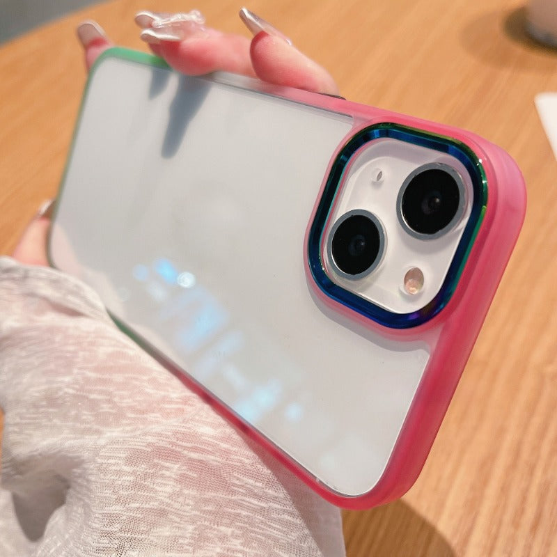 Gradient Acrylic Drop-proof Phone Case For iPhone