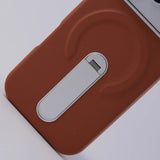 Rotation KickStand PU Leather Magnetic Case For iPhone