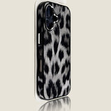 Leopard Print Magnetic Wireless Charging Phone Case For iPhone