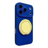 Yellow Stand Minimalist Phone Case For iPhone