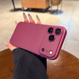 Transparent Frosted Soft Silicone Phone Case For iPhone