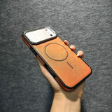 Electroplated Frame Magnetic Phone Case For iPhone