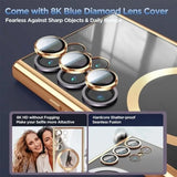 Luxury Plating Magnetic Clear Case For Samsung