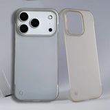 Ultra-Thin Frameless Glossy Matte Case For iPhone