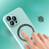 Slim Matte Hard PC Magnetic Case For iPhone
