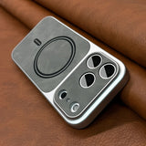 Artificial Leather Matte Magnetic Phone Case For iPhone