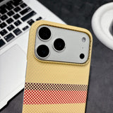 Striped Magnetic Phone Case For iPhone