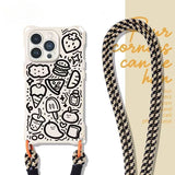 Line diagonal mobile phone case For iPhone