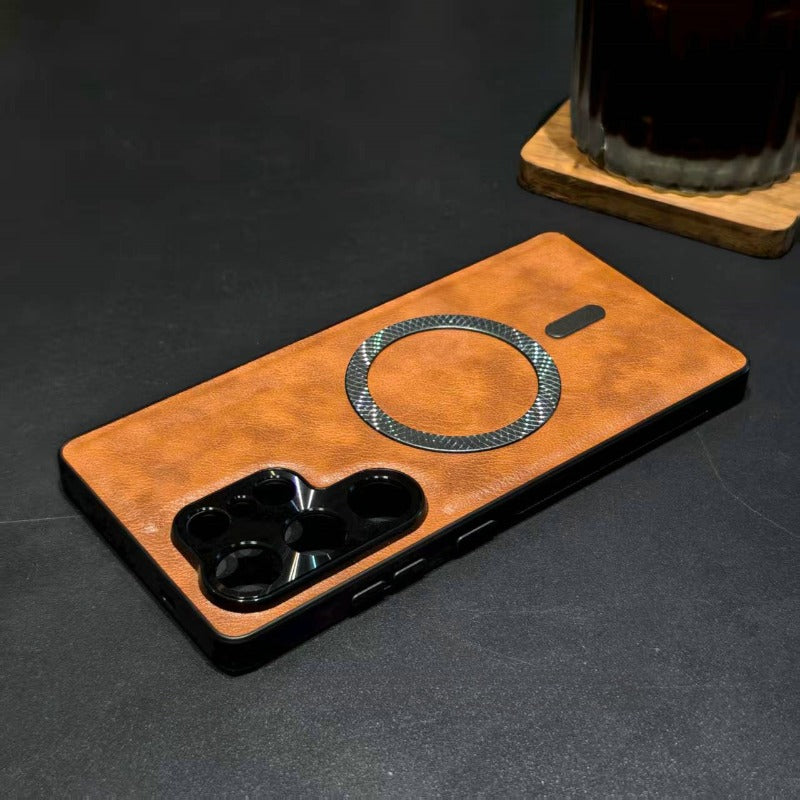 Fine Hole Magnetic Phone Case For Samsung