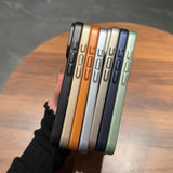 Matte Metalic Magnetic Slim Case For iPhone
