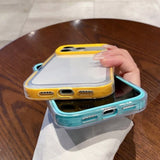 Simple Colorful Border Phone Case For iPhone