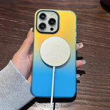 Laser Gradient Wireless Charging Case for iPhone