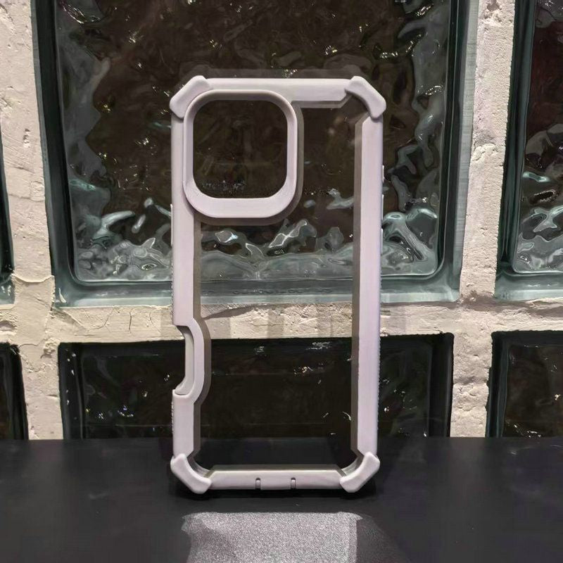 Thickened Double-layer Anti-fall Transparent Phone Case For iPhone