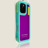 Contrast Color Anti-collision Strip Phone Case For iPhone