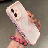 Transparent Magnetic Phone Case For iPhone
