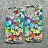 Colorful Star Phone Case For iPhone