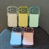 Jelly-like Airbag Transparent Phone Case For iPhone