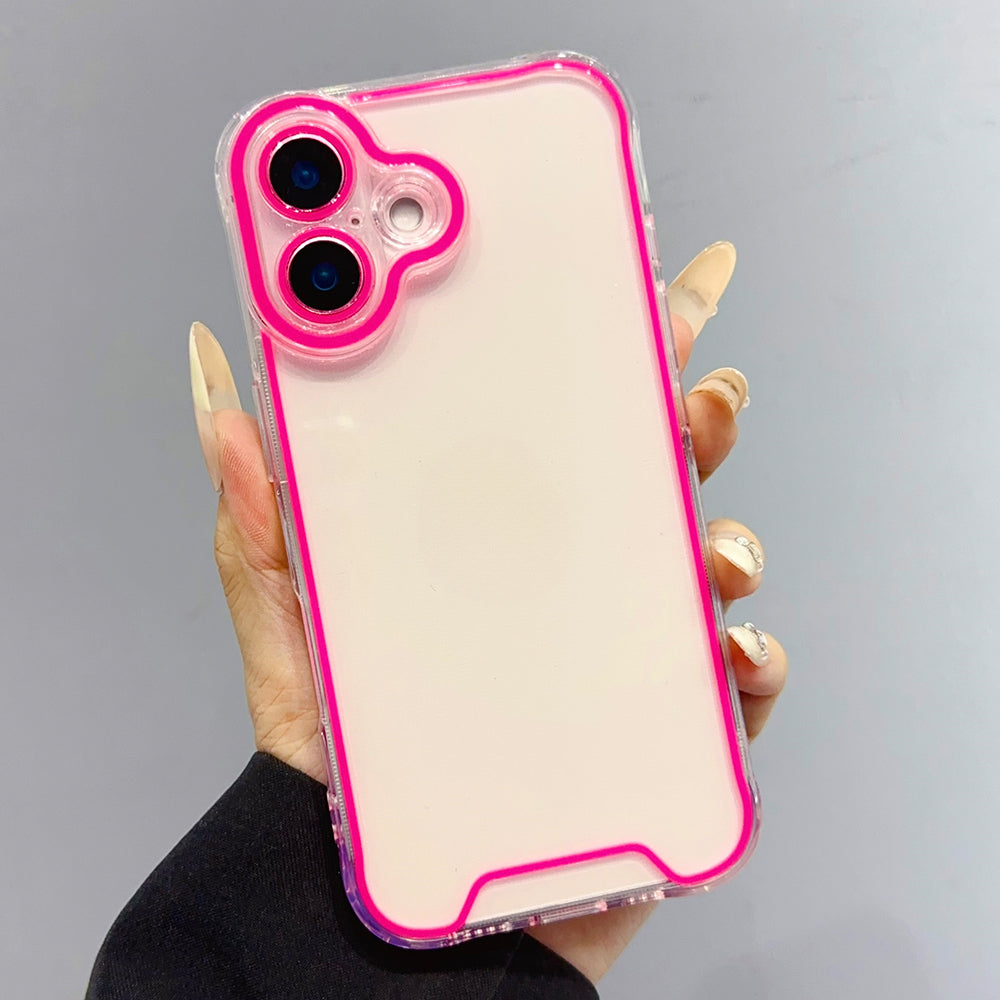 Luminous Neon Fluorescent Transparent Case For iPhone