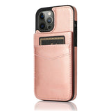 Leather Card Holder Phone Case For iPhone