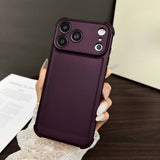 Simple Four-corner Shockproof Soft Phone Case For iPhone