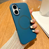 Liquid Silicone Magnetic Phone Case For iPhone