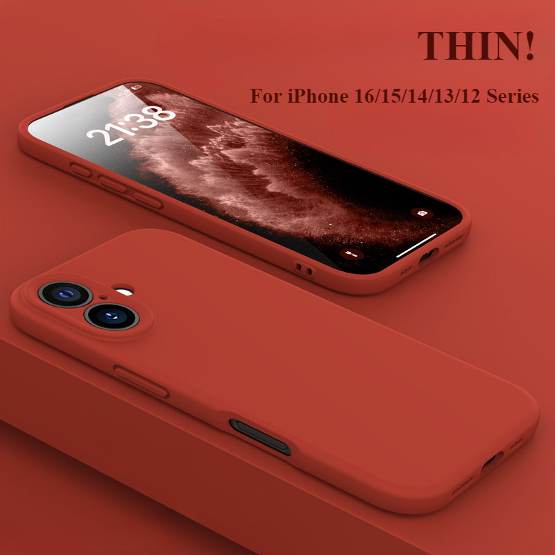 New Silicone Shockproof Thin Phone Case For iPhone