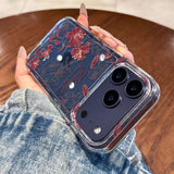 Flower-shaped Transparent Phone Case For iPhone
