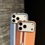 Striped Magnetic Phone Case For iPhone
