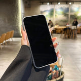 Large-view, Thin, Frosted Silicone Phone Case For iPhone