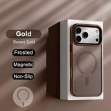 Matte Transparent Magnetic Case For iPhone
