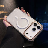 Acrylic Transparent Magnetic Phone Case For iPhone